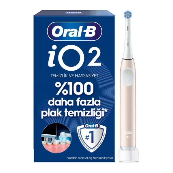 Oral-B iO 2 Pembe Şarjlı Diş Fırçası
