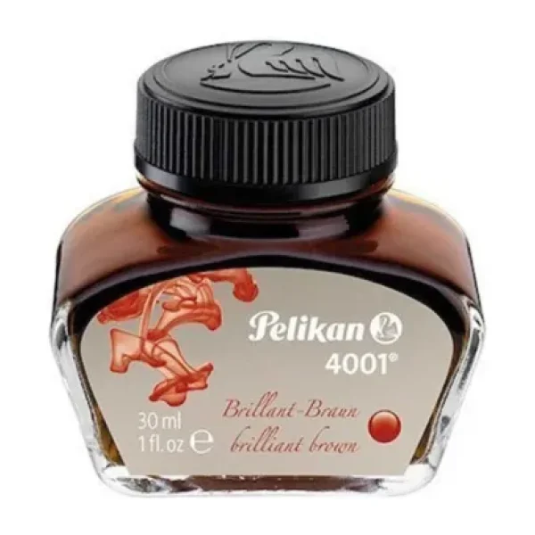 Pelikan 4001 30 ml Kahverengi Yazı Mürekkebi