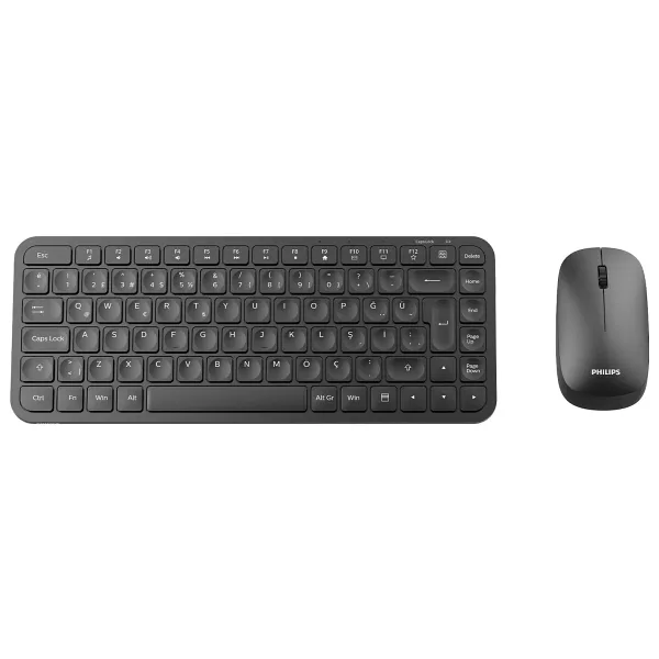 Philips SPT6338 Siyah Kablosuz Klavye Mouse Seti
