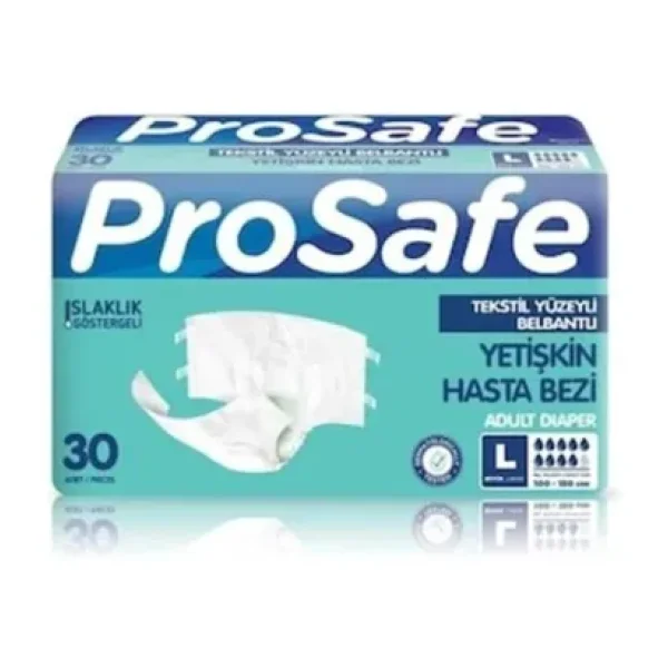 Prosafe Belbantlı Büyük Boy L 30'lu 4 Adet Hasta Bezi