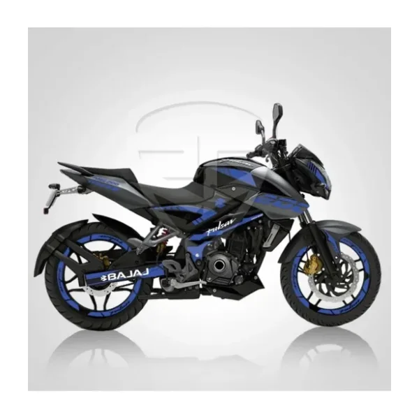 Redline Grafik Bajaj Pulsar 200 NS Full Sticker Set Custom Mavi