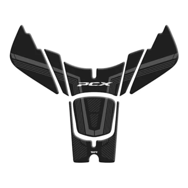 Redline Grafik Honda PCX 2025 Karbon Gri Tank Pad Redline Grafik