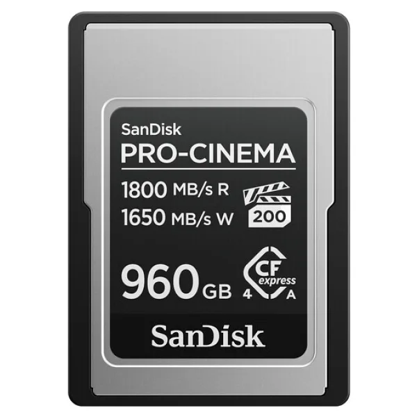 SanDisk PRO-CINEMA SDCFEA-960G-GN4NN CFexpress Type-A 8K 960 GB Hafıza Kartı