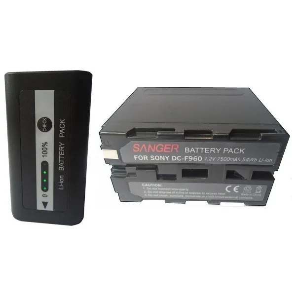 Sanger 7200 mAh NP-F970 Sony Mc2500 Bataryası