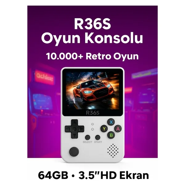 SChitec R36S Beyaz Gameboy