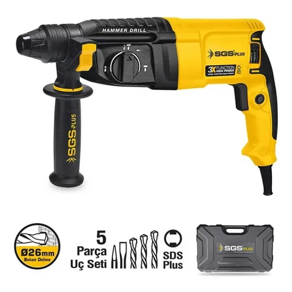 Sgs Kırıcı Delici Matkap 800W 26Mm 3 Kg