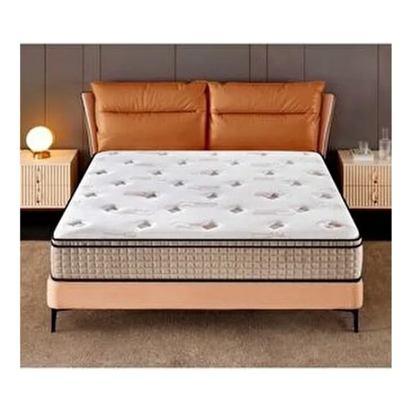 Sky Sleep Çift Kişilik Ultra Ortapedik Pocket Yaylı Yatak Organic Cotton ile Orta Sertlikte Konfor - 180 x 200 cm - Beyaz