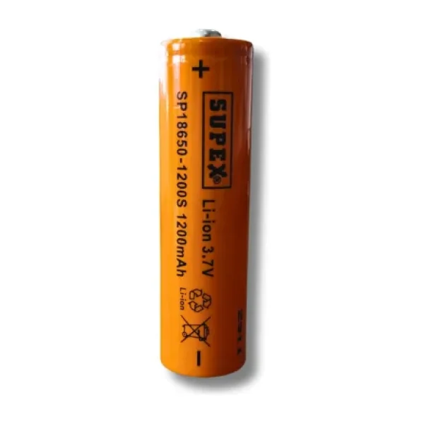 Supex SP18650-1200S 3.7V 1200 mAh Li-ion Şarjlı Pil
