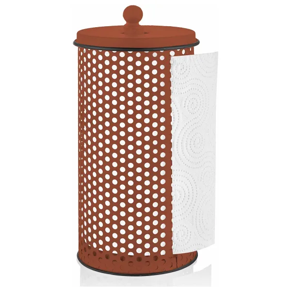 The mia metal dik havluluk - kağıt havluluk peçetelik 30cm.kiremit renk
