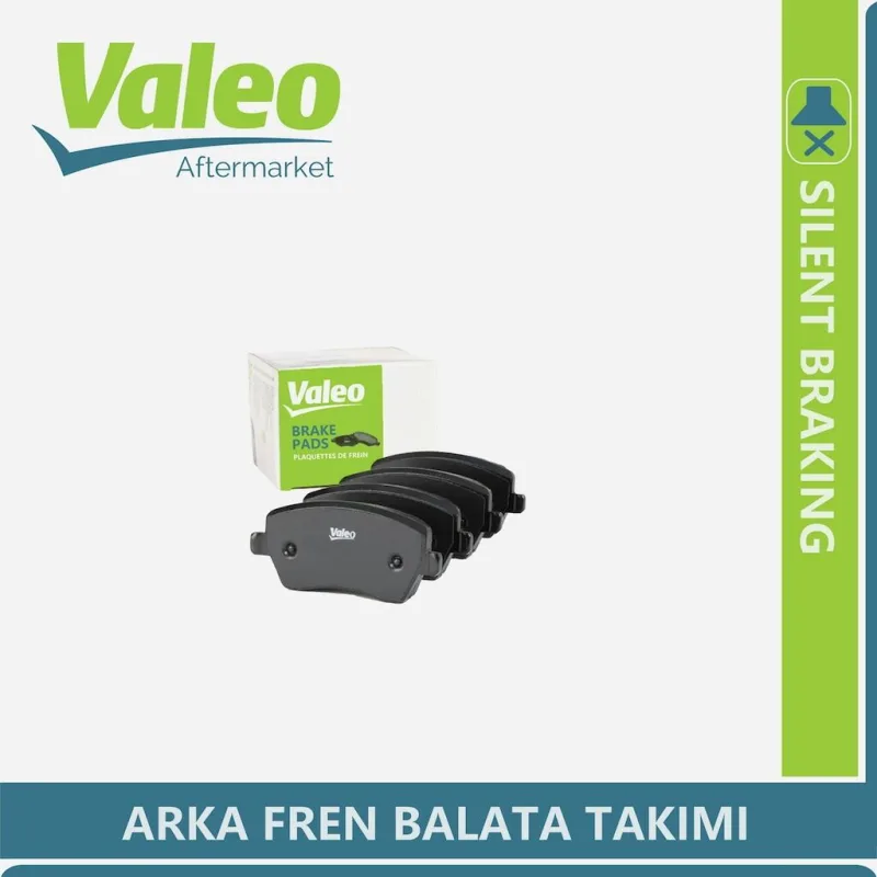 Toyota Auris 1.6 2008-2012 Valeo Arka Fren Balatası