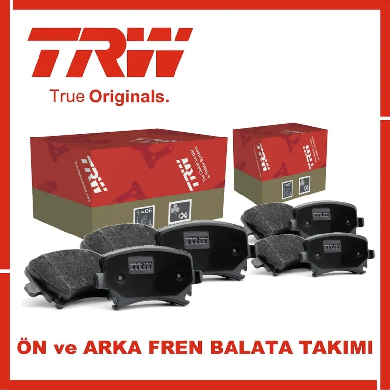 Toyota Auris D4d 2008-2012 Trw Ön Ve Arka Fren Balatası