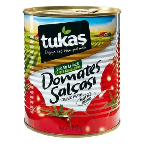 Tukaş Domates Salçası 830 gr 2'li