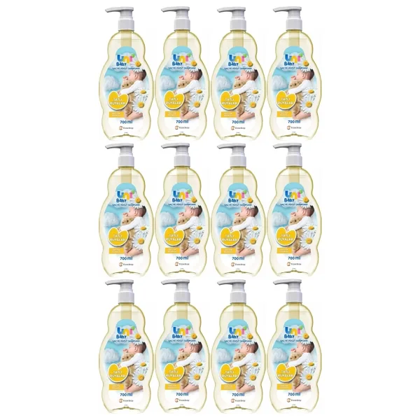 Uni Baby Tatlı Rüyalar Saç ve Vücut Şampuanı 700 ml 12 Adet
