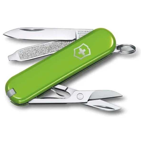 Victorinox Classic SD 0.6223.43G Yeşil 7 Fonksiyonlu Çok Amaçlı Çakı