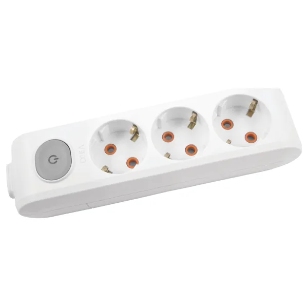 Viko Multi-let 90117300 Topraklı Kablosuz Anahtarlı Beyaz 3'lü Priz