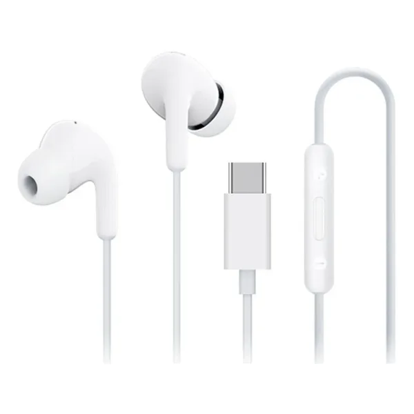 Xiaomi Kablolu Type-C Silikon Kulakiçi Kulaklık Beyaz (Xiaomi Türkiye Garantili)