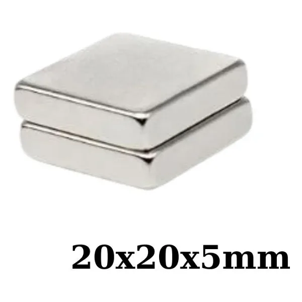 20x20x5mm Neodyum Güçlü Mıknatıs - Neodim Magnet
