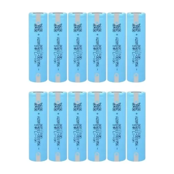 ASPİLSAN Aspilsan A28 Başlıksız Puntalı 3.7V 2900mAh 25A Discharge Şarjlı Li-ion Pil 12 Adet Set