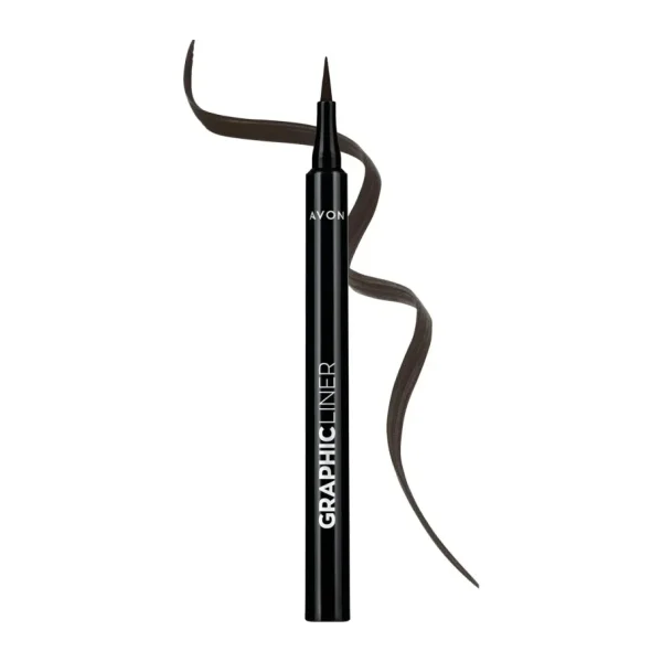Avon Graphic Liner Keskin Uçlu Likit Eyeliner Burnt Umber