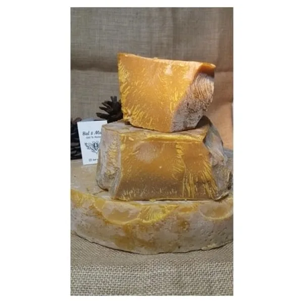 Beeswax Bal Ve Mum Balmumu Külçe Organik 1.5 Kg. - 1 Adet