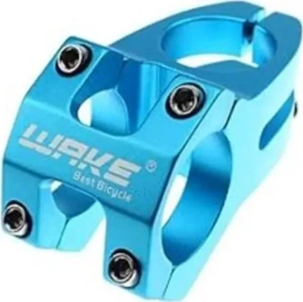 Bike Sky Wake Alüminyum Mavi Bisiklet Kısa Gidon Boğazı 40Mm Bisiklet Yedek Parça 31,8Mm