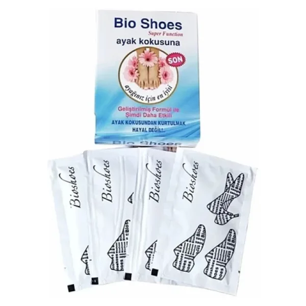 BİO SHOES Ayak Kokusu Giderici Ayakkabı Içi Koku Önleyici Bakım Bakım Tozu