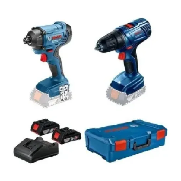 Bosch GSR 180-LI + GDR 18V-160 Çift Akülü 2.0 Ah Elektrikli El Aletleri Seti