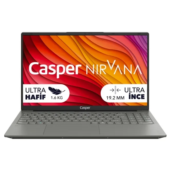 Casper Nirvana X650 Intel Core I7-13620H 12GB Ddr5 1tb Freedos 15.6" X650.1362-AF00X-G-F - 1 TB - 12 GB