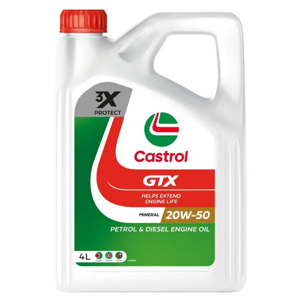Castrol GTX LPG 20W-50 4 lt Motor Yağı - 2024