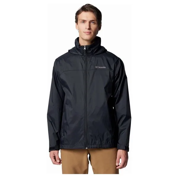 Columbia Glennaker Lake II Rain WM7675-010 Kapüşonlu Siyah Erkek Yağmurluk