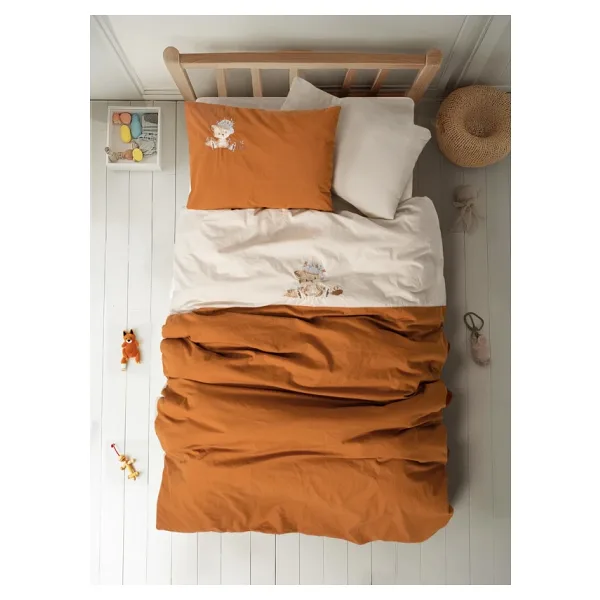 Cotton Box Cuddly Nakışlı Bebek Nevresim Takımı