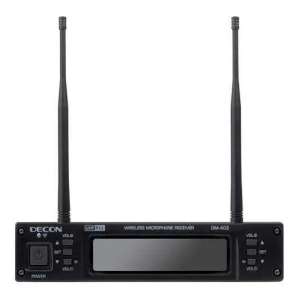 DECON DM-402T 1 RECEIVER 2 HANDHELD MİKROFON SETİ