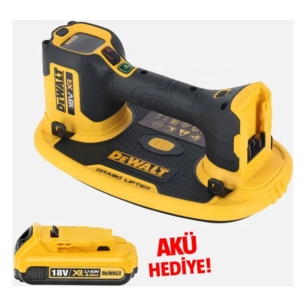 Dewalt Grabo DCE590N-XJ Akusüz Vakumlu Vantuz Kaldırıcı