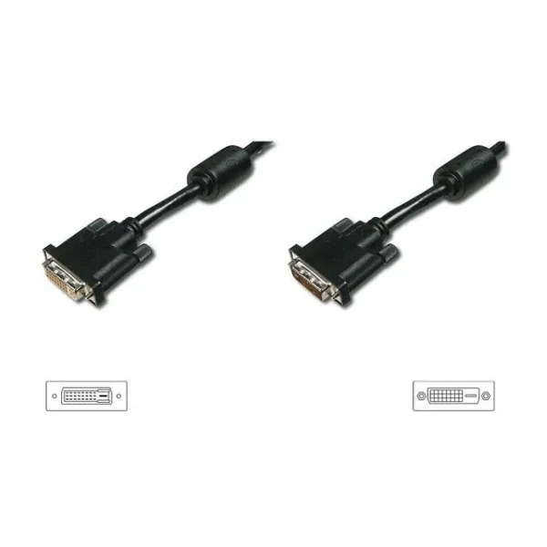 Digitus AK-320101-050-S 5 m DVI Kablo