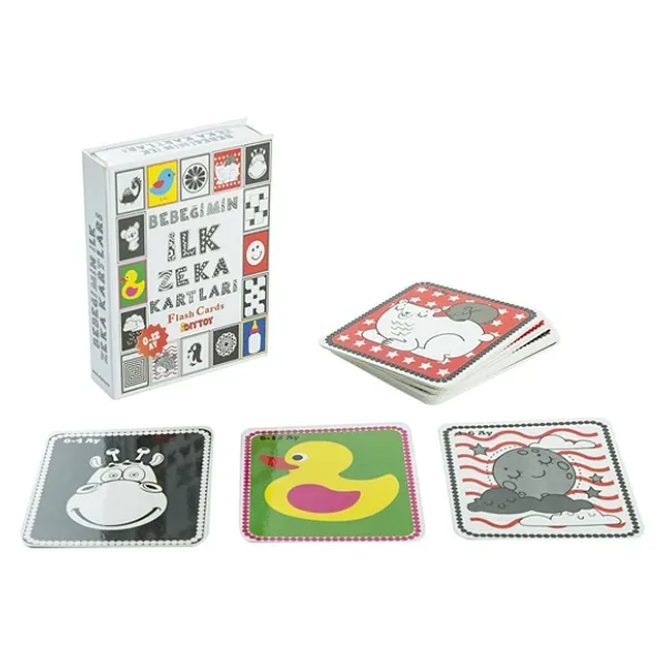 DIYTOY Dıy Toy Bebeğimin Ilk Zeka Kartları 0-12 Ay (2 Adet)