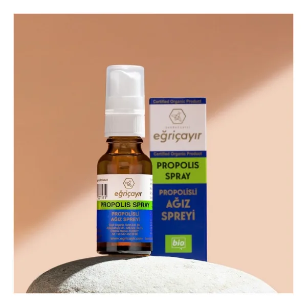 Eğriçayır Organik Propolis Ağız Spreyi 20 ml
