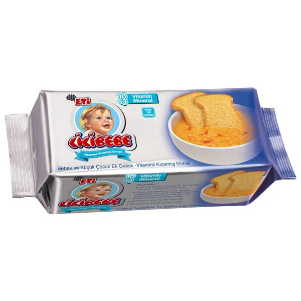 Eti Cicibebe Vitaminli Bebek Ekmeği 125 gr x 5 Adet