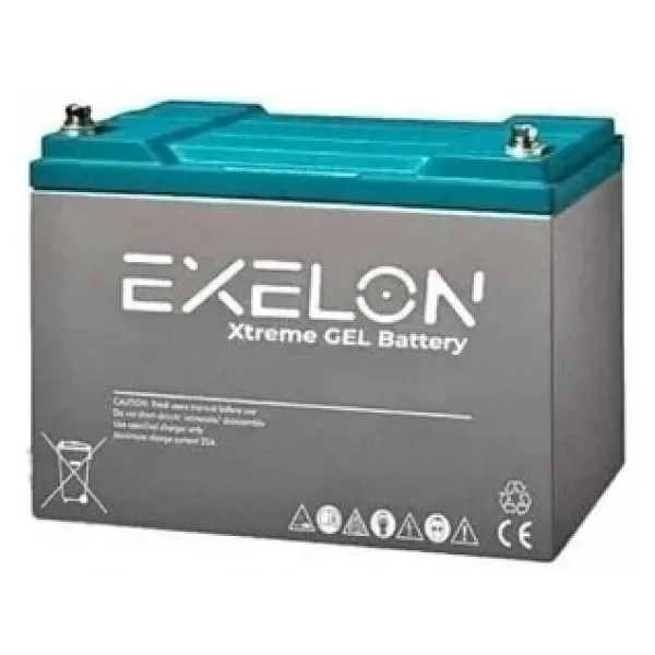 Exelon 12 Volt 100 Amper Jel Akü Derin Döngü Deep Cycle