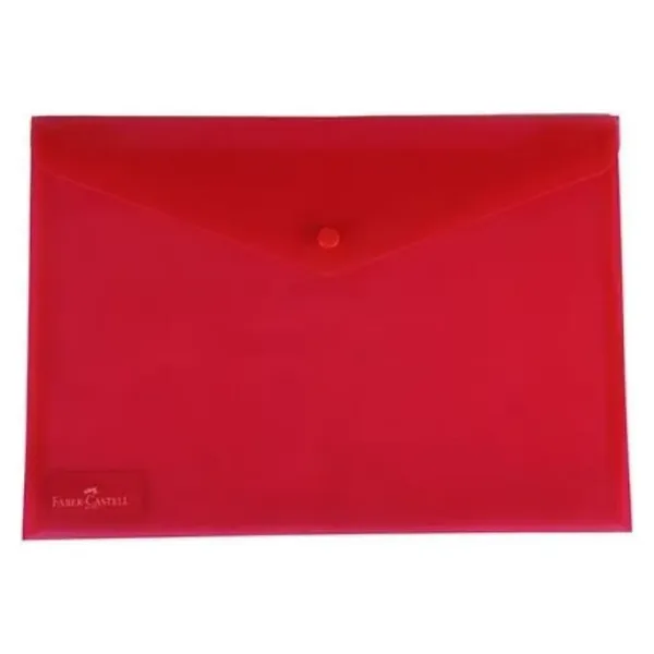 Faber-Castell Çıtçıtlı Dosya Kırmızı
