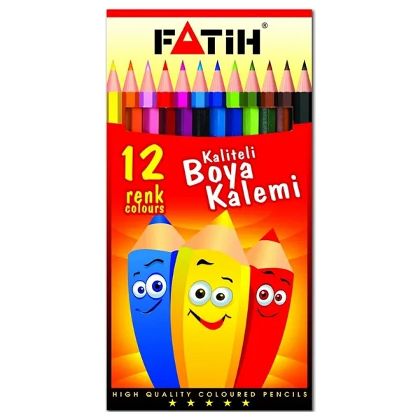 Fatih Tam Boy 12'li Kuru Boya Seti