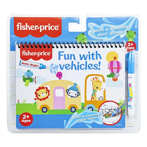Fisher Price Water Magic Araçlar Sihirli Boyama Kitabı