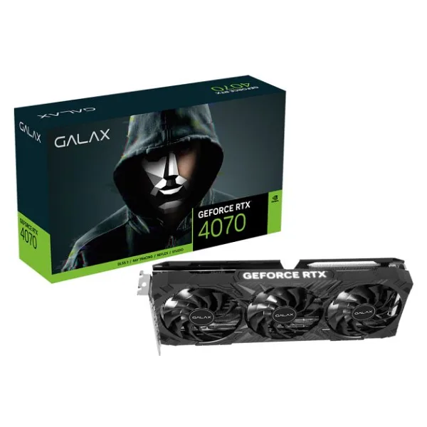 GALAX GEFORCE RTX 4070 1-CLİCK OC 3X 12GB GDDR6X 192 BİT DLSS 3 EKRAN KARTI