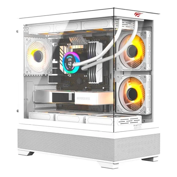 Havit CF925 RGB Fanlı Beyaz E-ATX Oyuncu Kasası