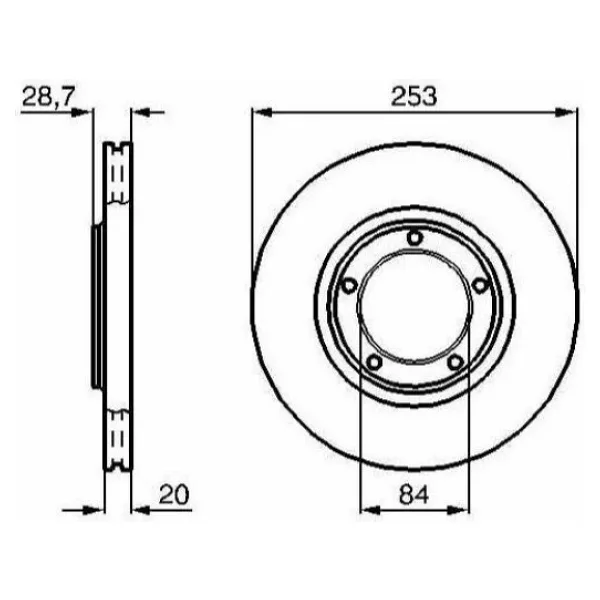Hyundai H100 Ön Fren Disk (1997-2008) 2.5 75812944010