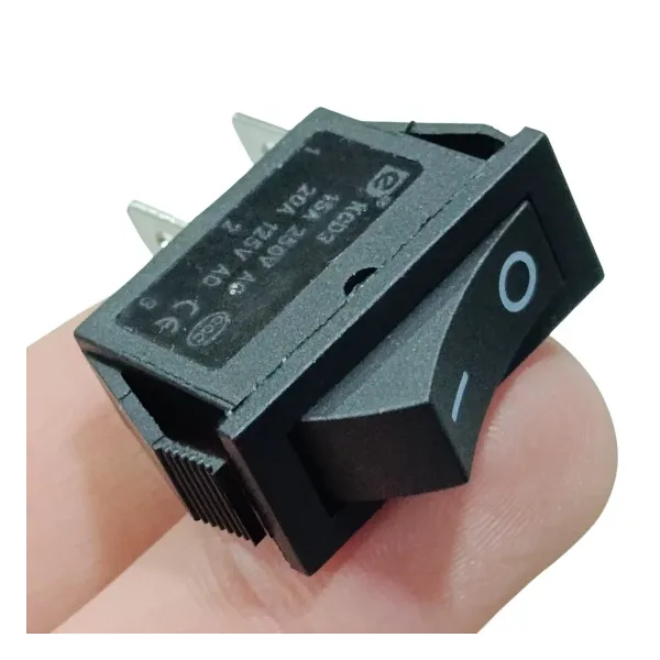 IC-114 Tekli Dar Işıksız Anahtar On-Off 2P Siyah