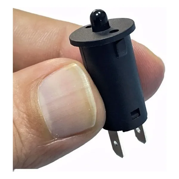 IC-187A Ters Kapak Switch Normalde Kapalı Kontak 12mm Siyah 1 Adet