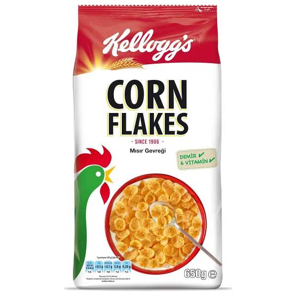 Kellogg's Corn Flakes 650 Gr Kahvaltılık Gevrek