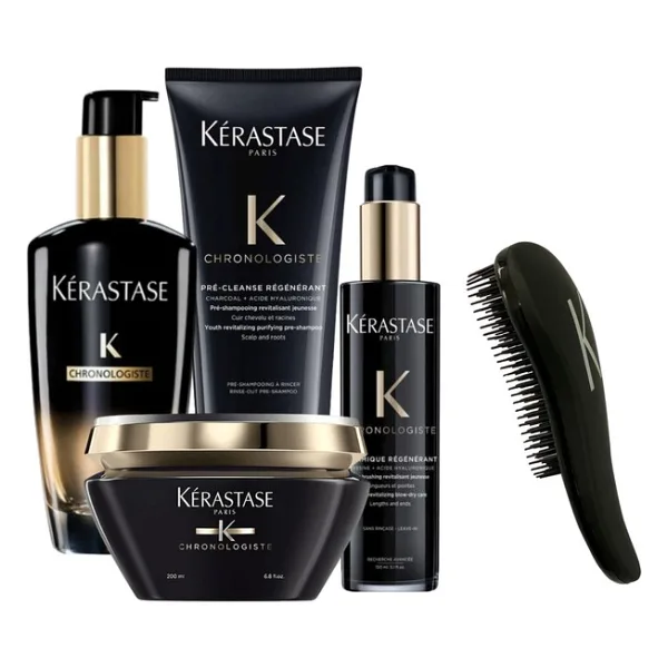 Kerastase Chronologiste Havyar Özlü Set Pre-Cleanse 200 ml + Maske 200 ml + Krem 150ML + Bakım Yağı 100 ml