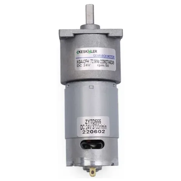 KGA-42FH 24V 50rpm Redüktörlü Dc Motor