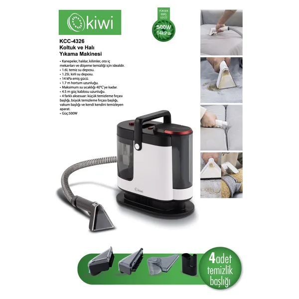 Kiwi KCC-4326 Koltuk Ve Halı Yıkama Makinesi
